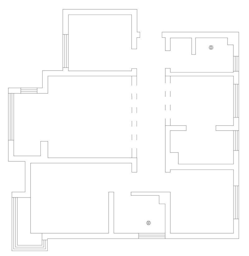 潤都榮園105平裝修效果圖