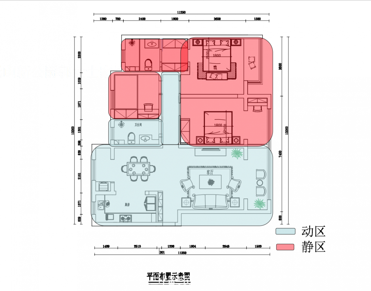 保利東郡137平美式裝修效果圖