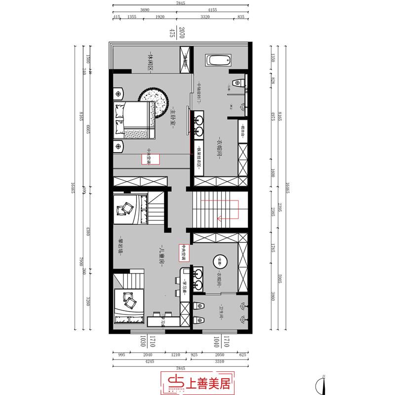 北城水郡400平裝修效果圖